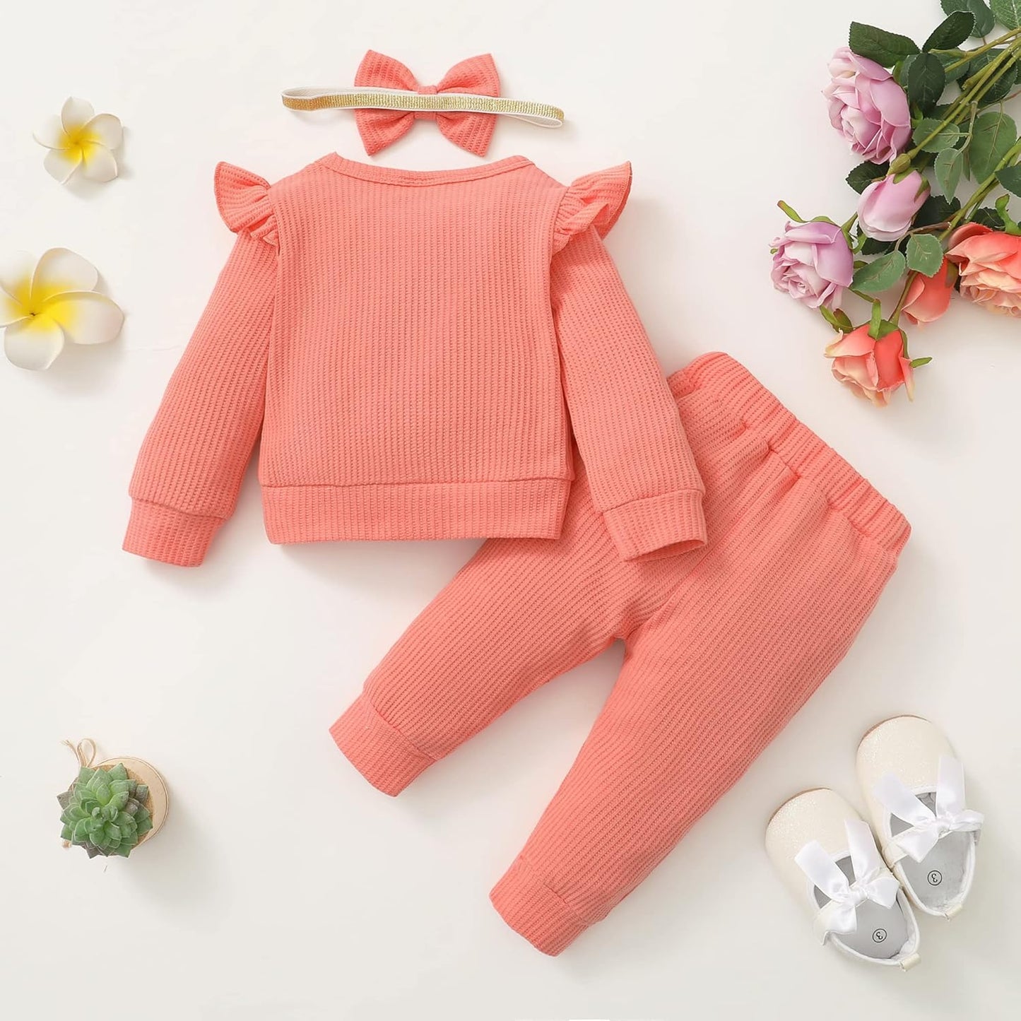 Infant Baby Girl Clothes Tops Pants Set Toddler Girls Clothing Sweatshirts Baby Outfit for Girls