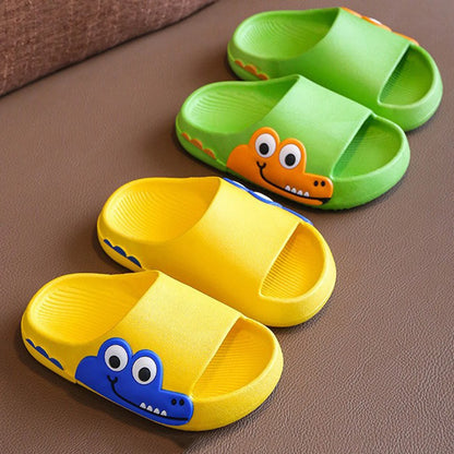 Baby Girl Shoes Kids Boys Shoes Thick Shower Sole Bathroom Slippers Sandals Slipper Girls Slides Shoes for Toddler  Black,7.5 Toddler