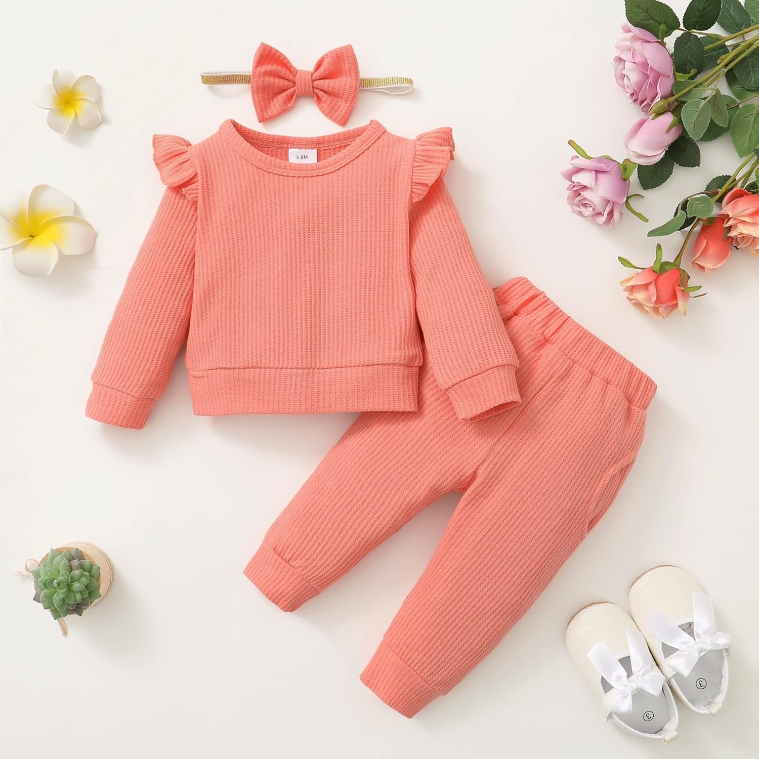 Infant Baby Girl Clothes Tops Pants Set Toddler Girls Clothing Sweatshirts Baby Outfit for Girls